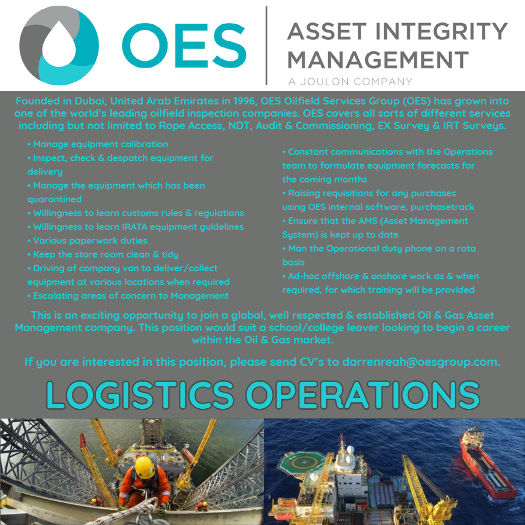 OES Logistics Operations Apprenticeship